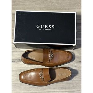 NWB GUESS Men’s Loafers Brown Luxury Comfy Business Casual - Size 9.5